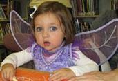 Little Girl with Fairy Wings