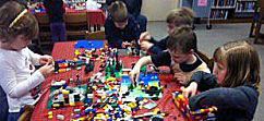 Children Playing with Legos