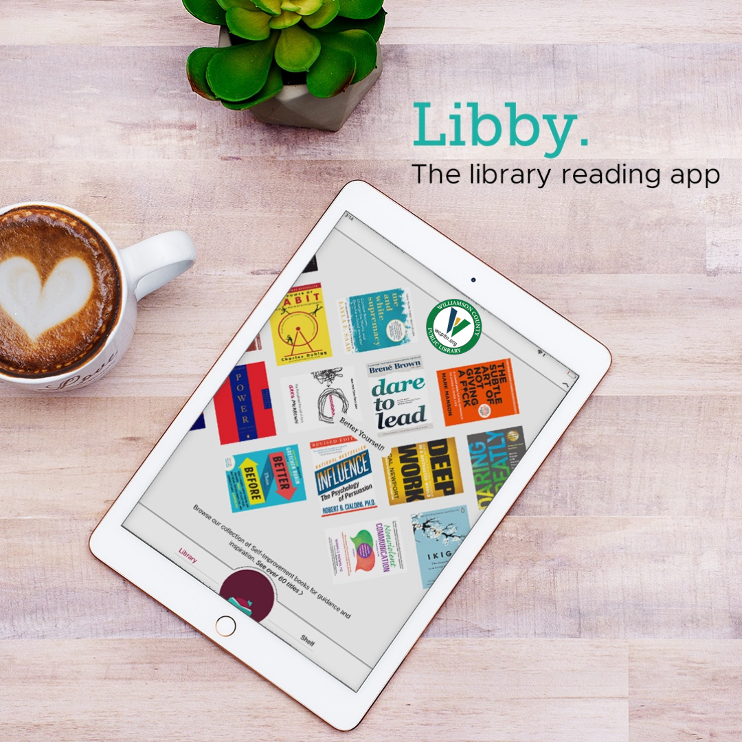 Image of Libby. homepage on ipad, small succulent plant, hot drink with a heart in a white cup