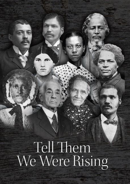 Front cover imaTell Them We Were Rising, front cover of book featuring several people of colorge