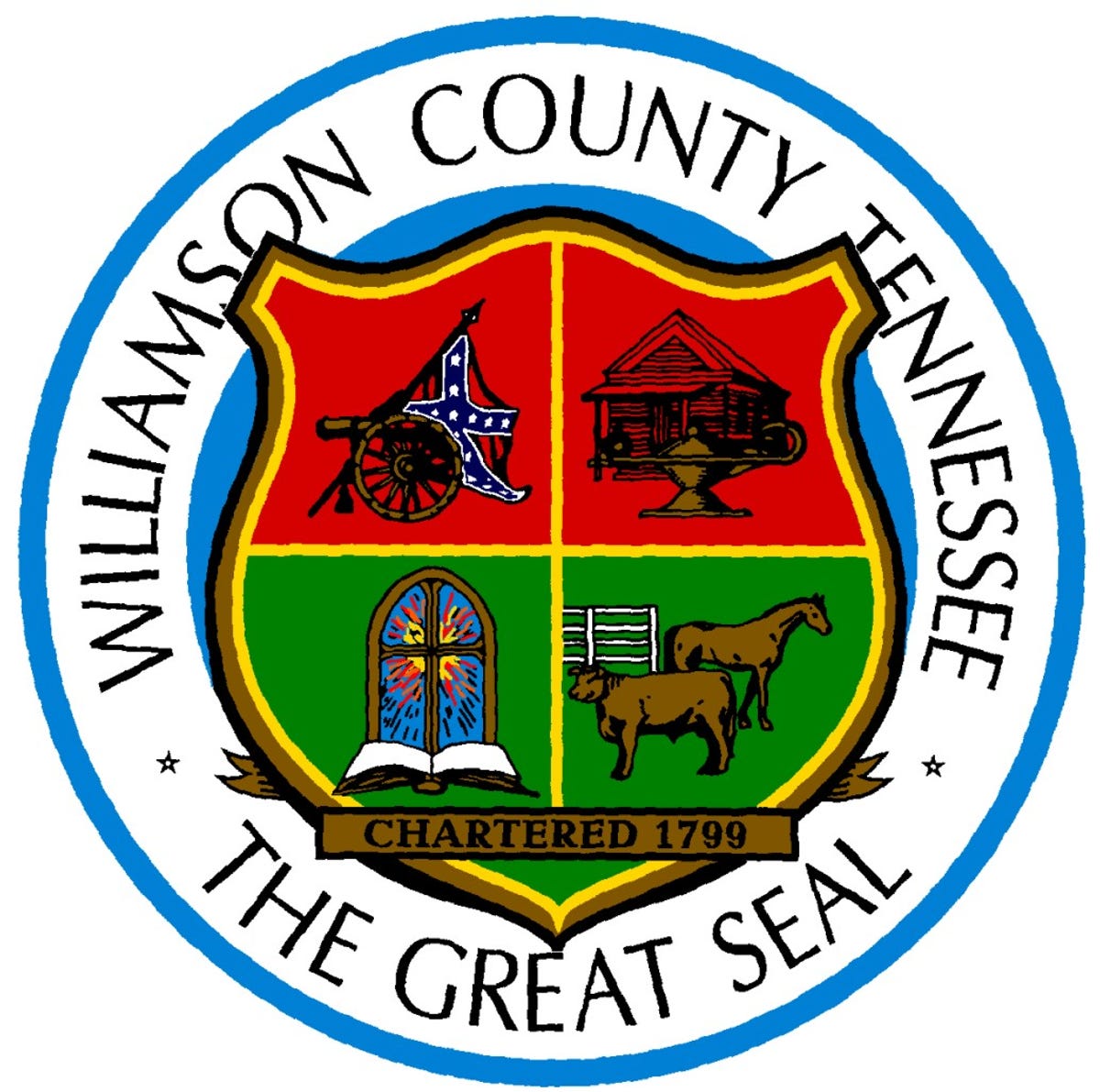 Williamson County Great Seal with crest