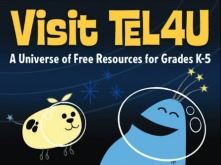 Visit TEL4U a universe of free resources for students K-5 with a dog and alien astronauts